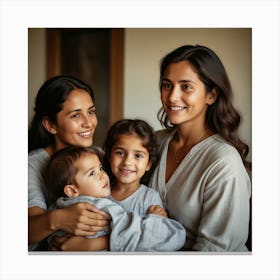 Family Portrait Canvas Print