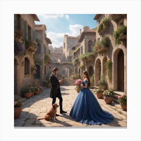 Cinderella Canvas Print