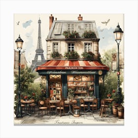 Old Paris By Csaba Fikker 11 Canvas Print