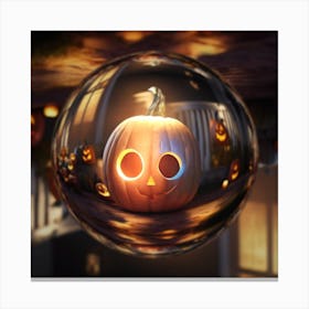 Halloween Pumpkin Canvas Print