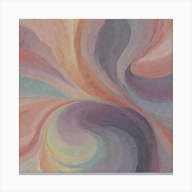 Abstract Swirl Painting 1 Canvas Print