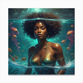 Underwater Beauty Canvas Print