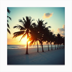 Sandy beaches Canvas Print