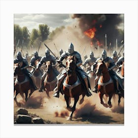 Medieval Knights 1 Canvas Print
