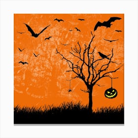 Halloween Illustration Decoration Canvas Print