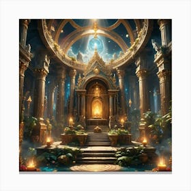 Elven Temple Canvas Print