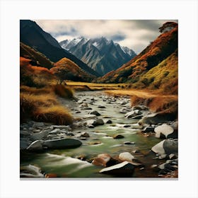 Landscape Arthurs Pass Canvas Print