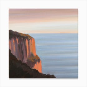 The Cliff Illustration Canvas Print