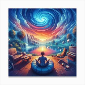 Psychedelic Painting Canvas Print