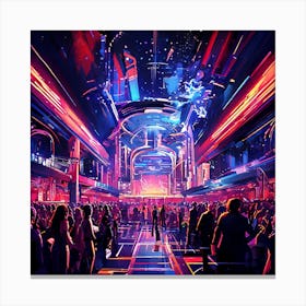 Futuristic City 1 Canvas Print