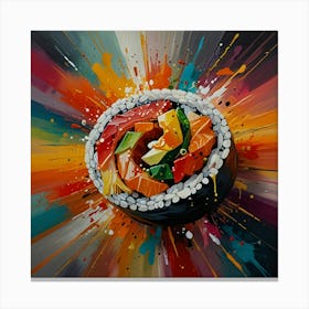 Sushi Roll 3 Canvas Print