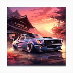 Japanese Car 1 Canvas Print