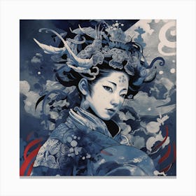 Geisha 5 Canvas Print