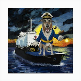 Sailor Dog Canvas Print