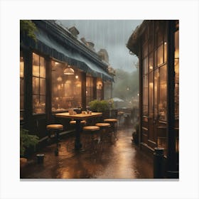 Rainy Day In Paris Canvas Print