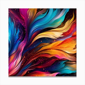 Abstract Colorful Abstract Background 4 Canvas Print