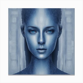 AI Woman Canvas Print