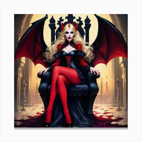 Devil Throne 1 Canvas Print