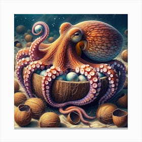 Octopus 6 Canvas Print