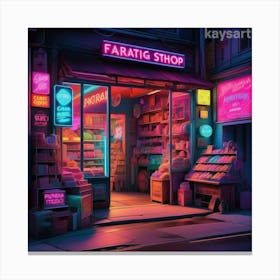 Faratic Shop Canvas Print
