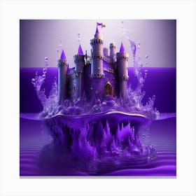 Purple Castle Canvas Print