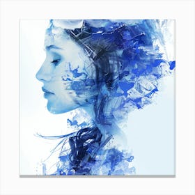 Portrait Of A Woman Canvas Print