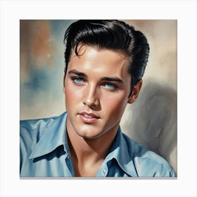 The Rock 'n' Roll Pioneer Elvis Presley Canvas Print