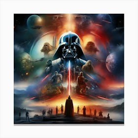 Star Wars The Force Awakens 18 Canvas Print
