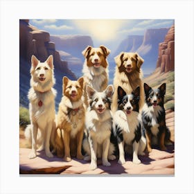 Dog's Life Canvas Print