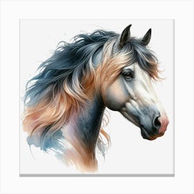 Horse Head Painting Canvas Print
