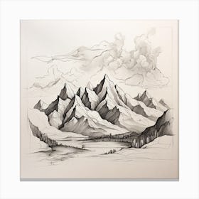 Mountains 2 Canvas Print