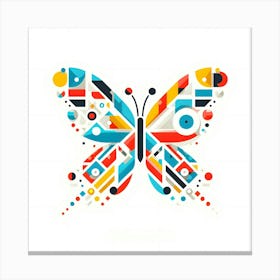 Abstract Butterfly 1 Canvas Print