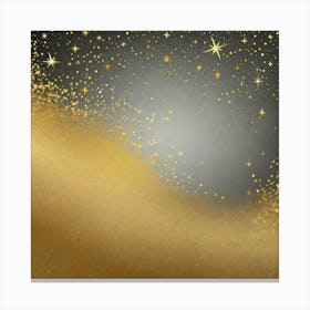 Night sparkles the sand Canvas Print