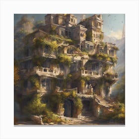 Ruins Of A Castle 1 Canvas Print