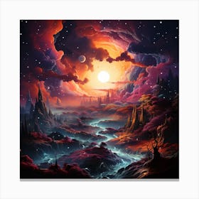 Landscape Of The Stars Canvas Print