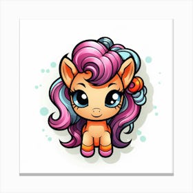 Cute Little Pony 1 Canvas Print