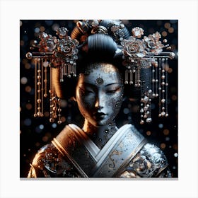 Japan Geisha Visual 8 Canvas Print