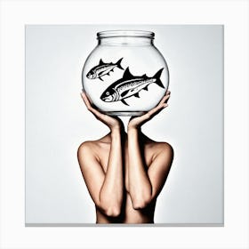 Fish Bowl 34 Canvas Print