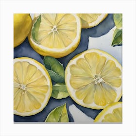 Lemons 2 Canvas Print