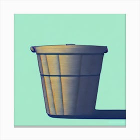 Trash Can Canvas Print