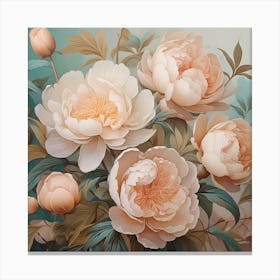 Peonies 5 Canvas Print