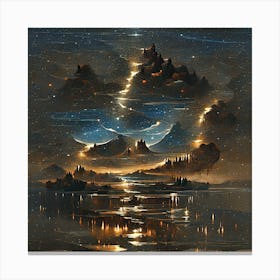 Shining Light Canvas Print