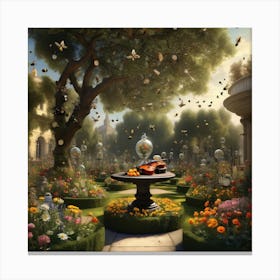 Bee Garden Canvas Print