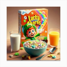 Lucky Charms Cereal Canvas Print