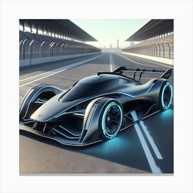 Futuristic Race Car 2 Canvas Print
