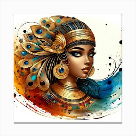 Egyptian Woman 34 Canvas Print