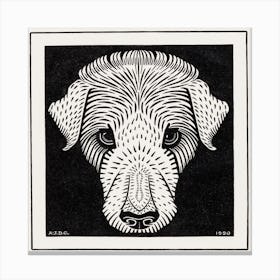 Dog's Head, Julie De Graag Canvas Print