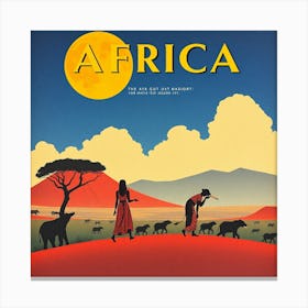 African Safari 1 Canvas Print