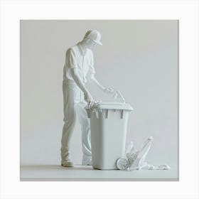 Garbage Man 2 Canvas Print