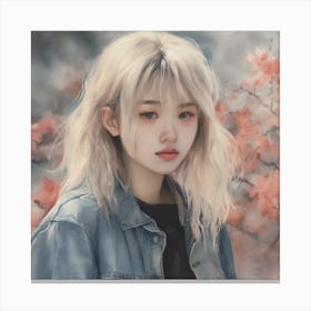Korean Girl 5 Canvas Print